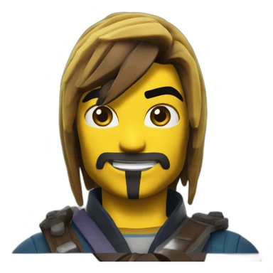 Davidos skin Fortnite style ninjago sticker