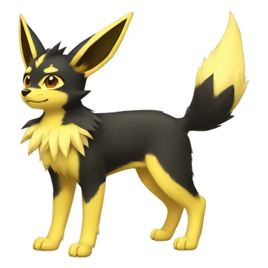 Umbreon-Jolteon full body sticker