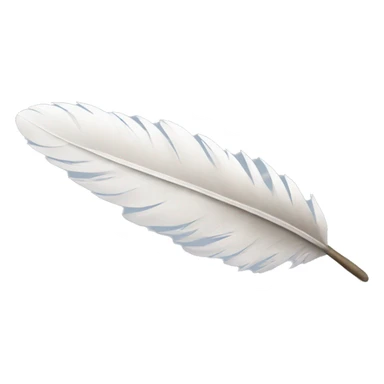 dove feather sticker