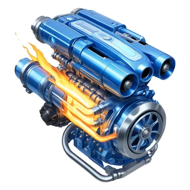 sorayama plasma engine fire sticker