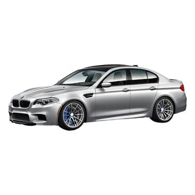 BMW M5 sports car sticker