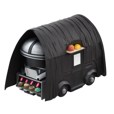 Darth Vader’s dream house/food truck assembled from 2 pieces  sticker