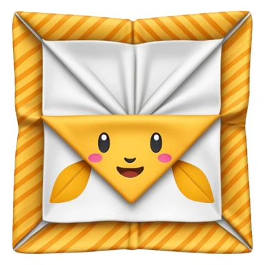 flapped patterned napkin sticker