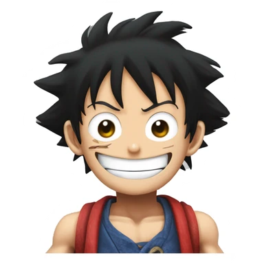 Monkey d luffy using gear 5 sticker