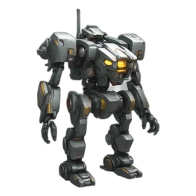 japanese mech sticker