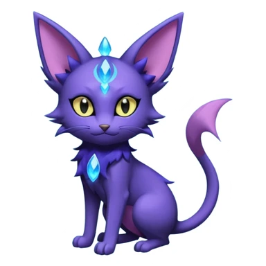 Luxray-Espeon-Purrloin-Amaura-fusion sticker