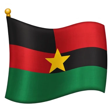 African american flag sticker