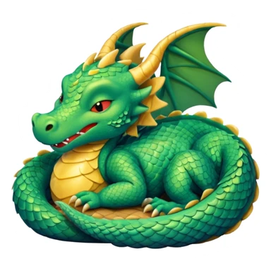 Sleeping dragon sleepy asleep sticker