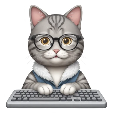 software engineer cat sticker