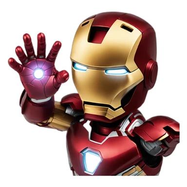 endgame iron man showing stop sticker