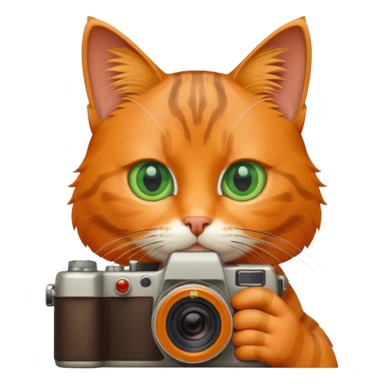 photographer cat sticker