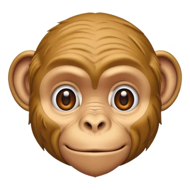 Human monkey wrinkles sticker