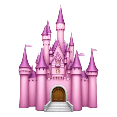Pink Disney castle sticker