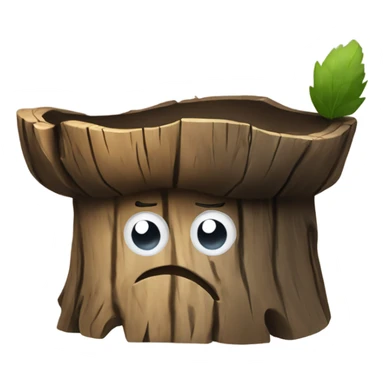 tree stump pirate hat sticker