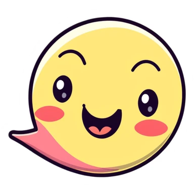 silly face with tongue out and winking sticker