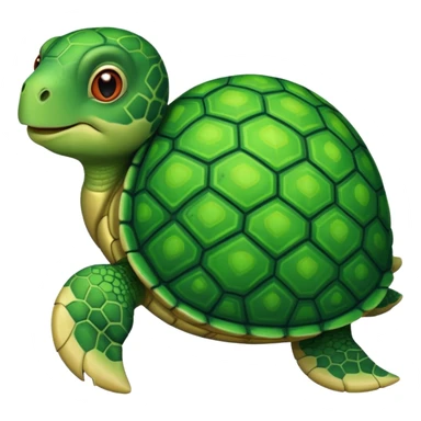 Turtle with heart  sticker
