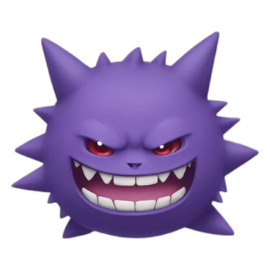 Gengar Pokémon work out sticker