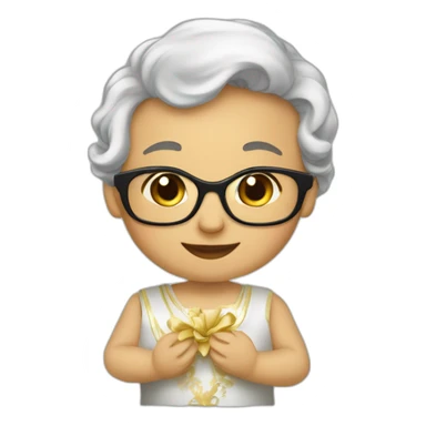 Bébé doigt d'honneur sticker