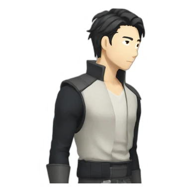 sung jin woo from solo leveling sticker