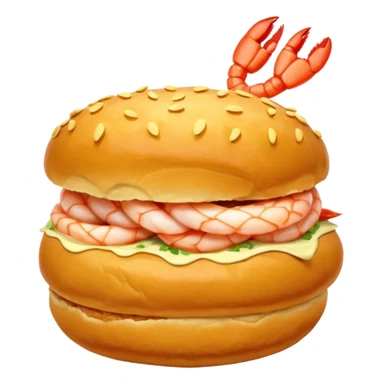 Un choux à la crevette (au lieu d’un choux à la crème) sticker