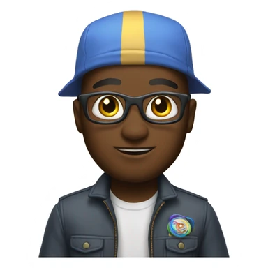 New Year's toys sticker