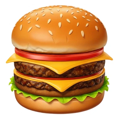 burger patty sticker
