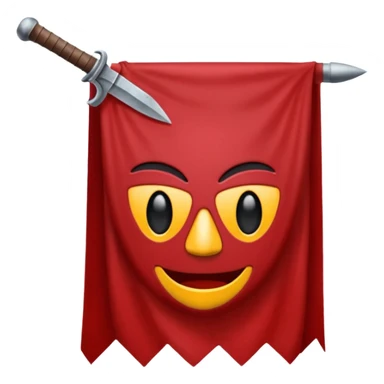 bannière de guerre déchirée et ensanglantée sticker