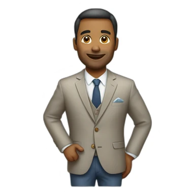 millionaire man sticker