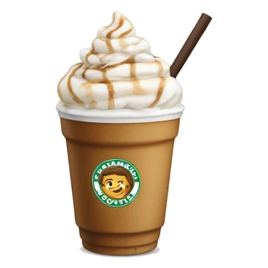 Carmel frappe  sticker