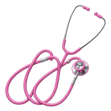 Pink stethoscope sticker