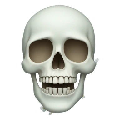 Skull with teal flowers on high top left sticker