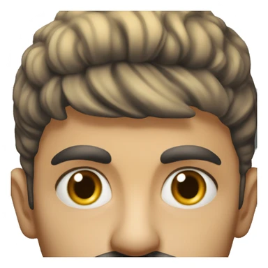 guy 20 years old iranian in 1970 photorealistic serious sticker