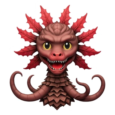 Demogorgon from stranger things sticker