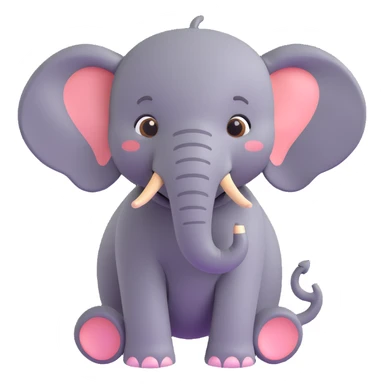 elephant sticker