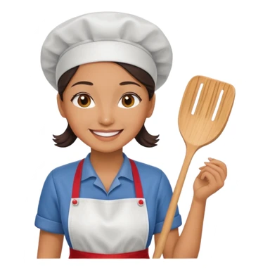 woman kitchen worker sticker