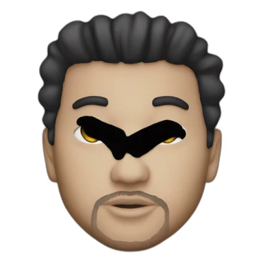 the Weeknd XO logo sticker