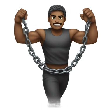 Breaking away from a chains sticker