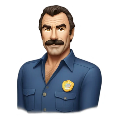 Tom selleck  sticker