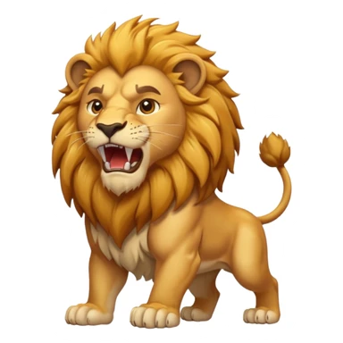 exceeding and roaring lion sticker