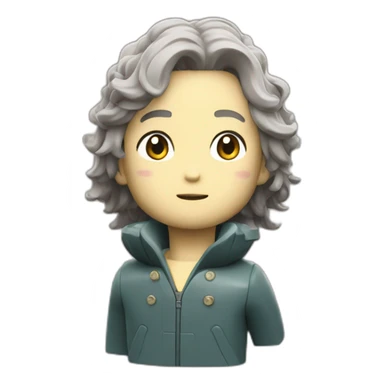 legoshi embrasse haru beastars sticker