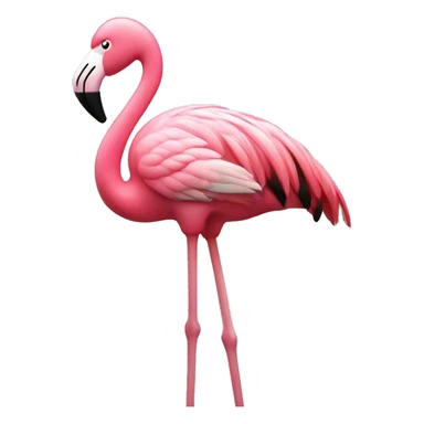 aruba beach and flamingo sticker