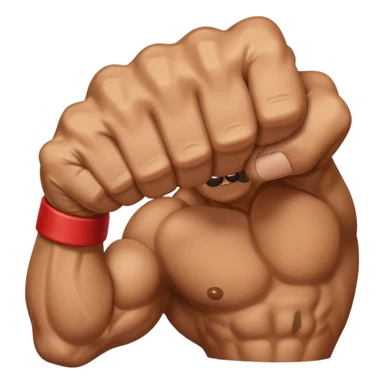 Bana dogru bakan bir yumruk sticker