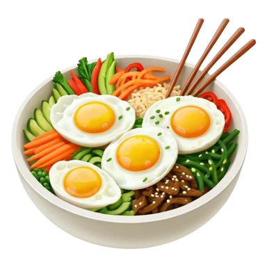korean bibimbap sticker