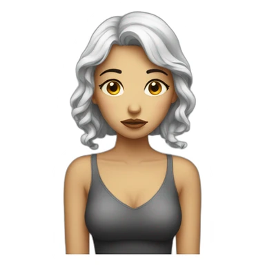 beautiful sad lady sticker