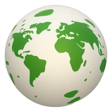 globe round with travel route dots sticker