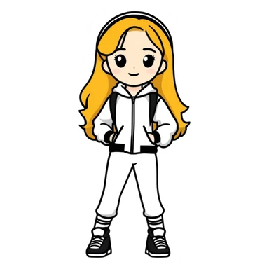 sabrina carpenter doing a juno pose sticker