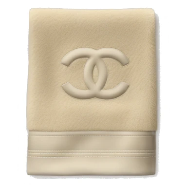 Chanel towel beige sticker
