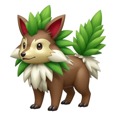 Shiny Zigzagoon-Shaymin-hybrid, full body sticker