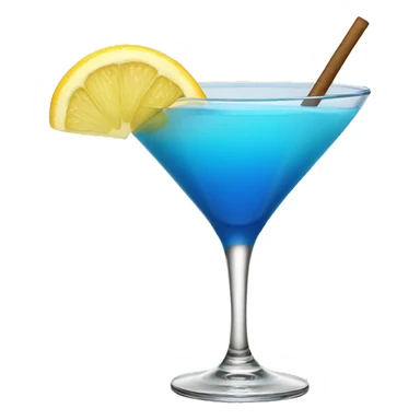 BLUE coctail sticker