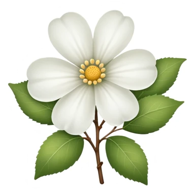 🌸 make a flower like this, but white and more like on the apple tree  sticker